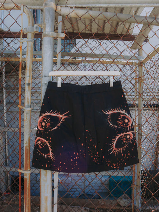 Hand Bleached 👁️EYE Skirt