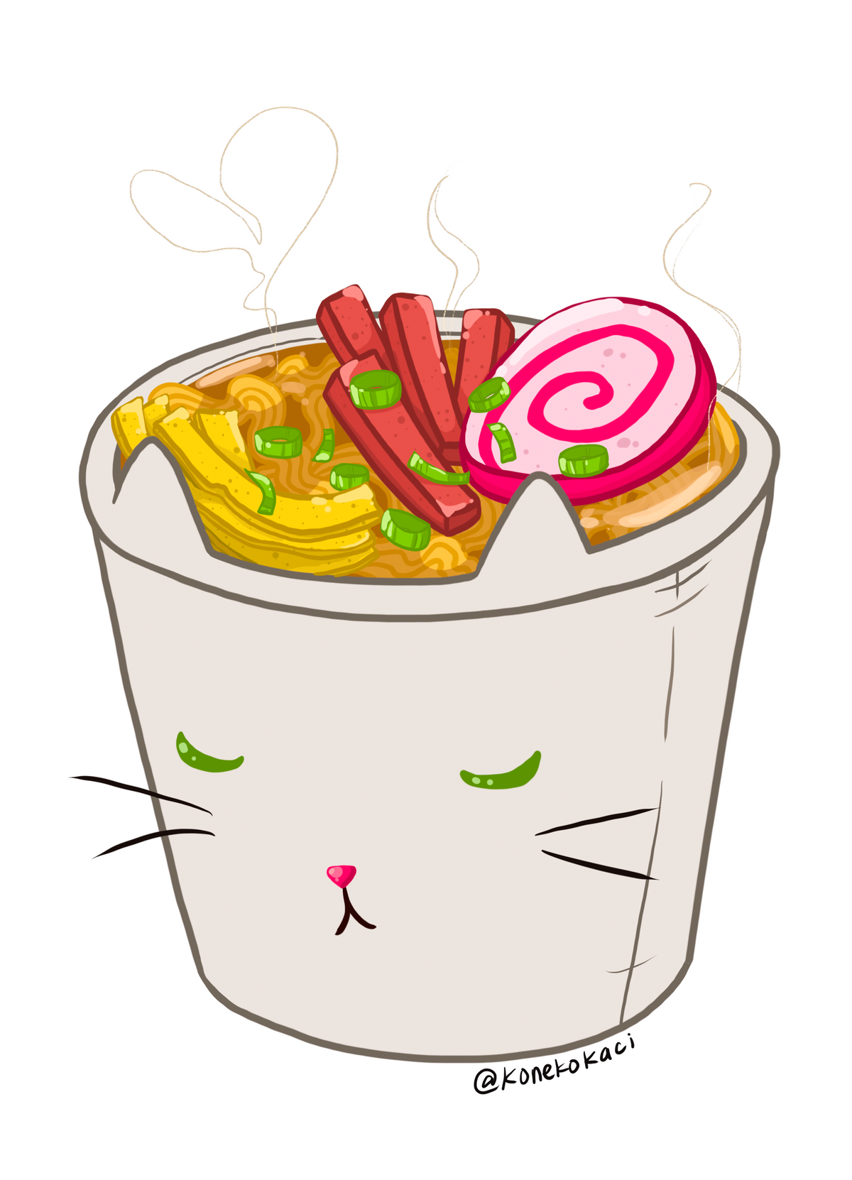 Koneko Saimin Sticker