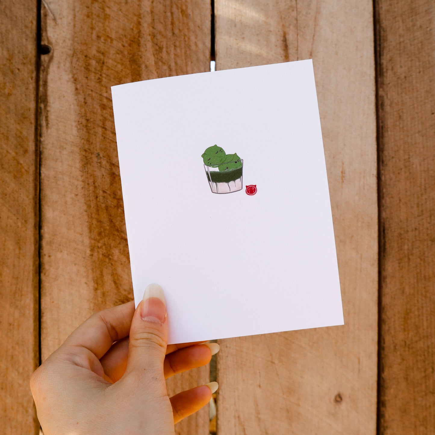 Greeting Cards : Koneko Matcha Desserts