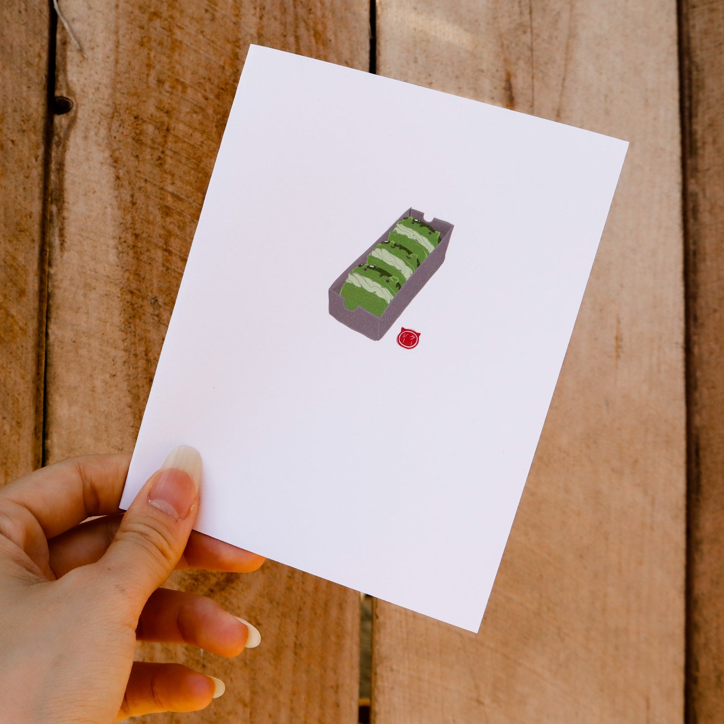 Greeting Cards : Koneko Matcha Desserts