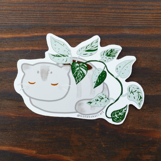 Koneko Pothos Sticker
