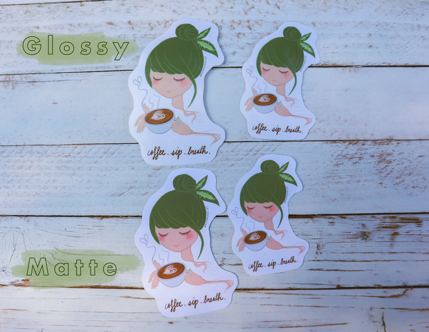 Coffee or Matcha Sticker