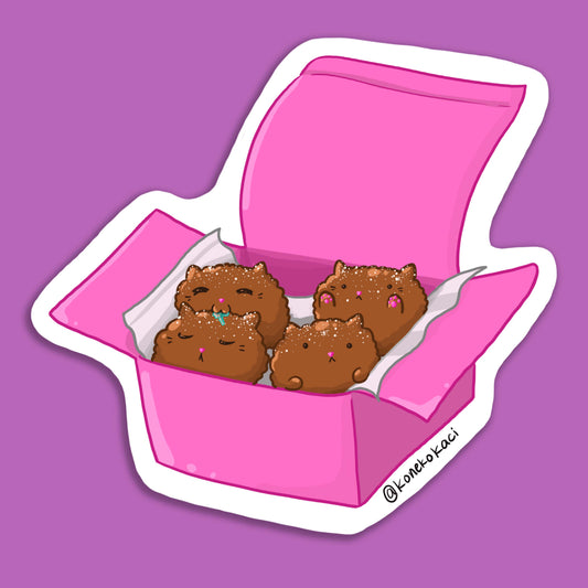 Koneko Malasada Sticker