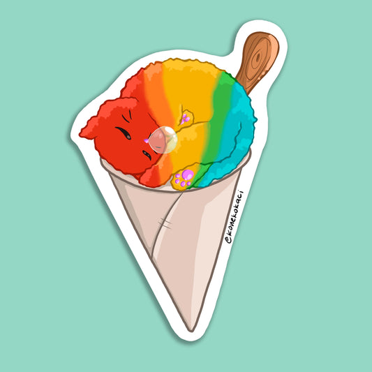 Koneko Shave Ice Sticker
