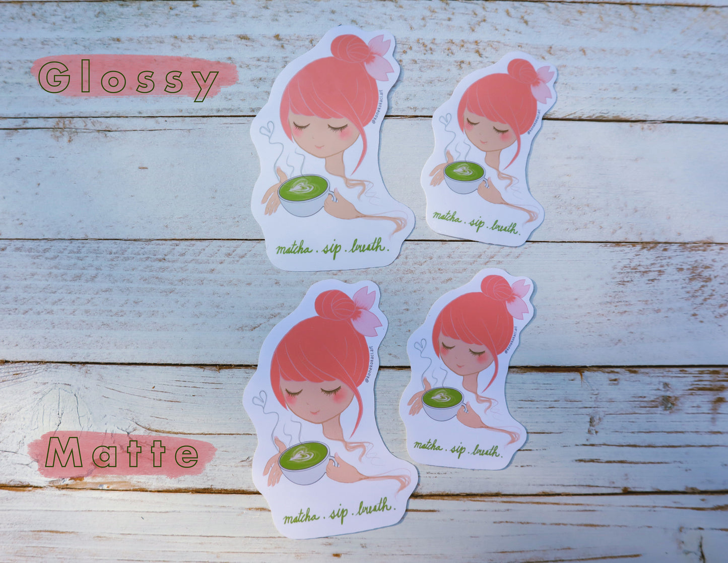 Coffee or Matcha Sticker