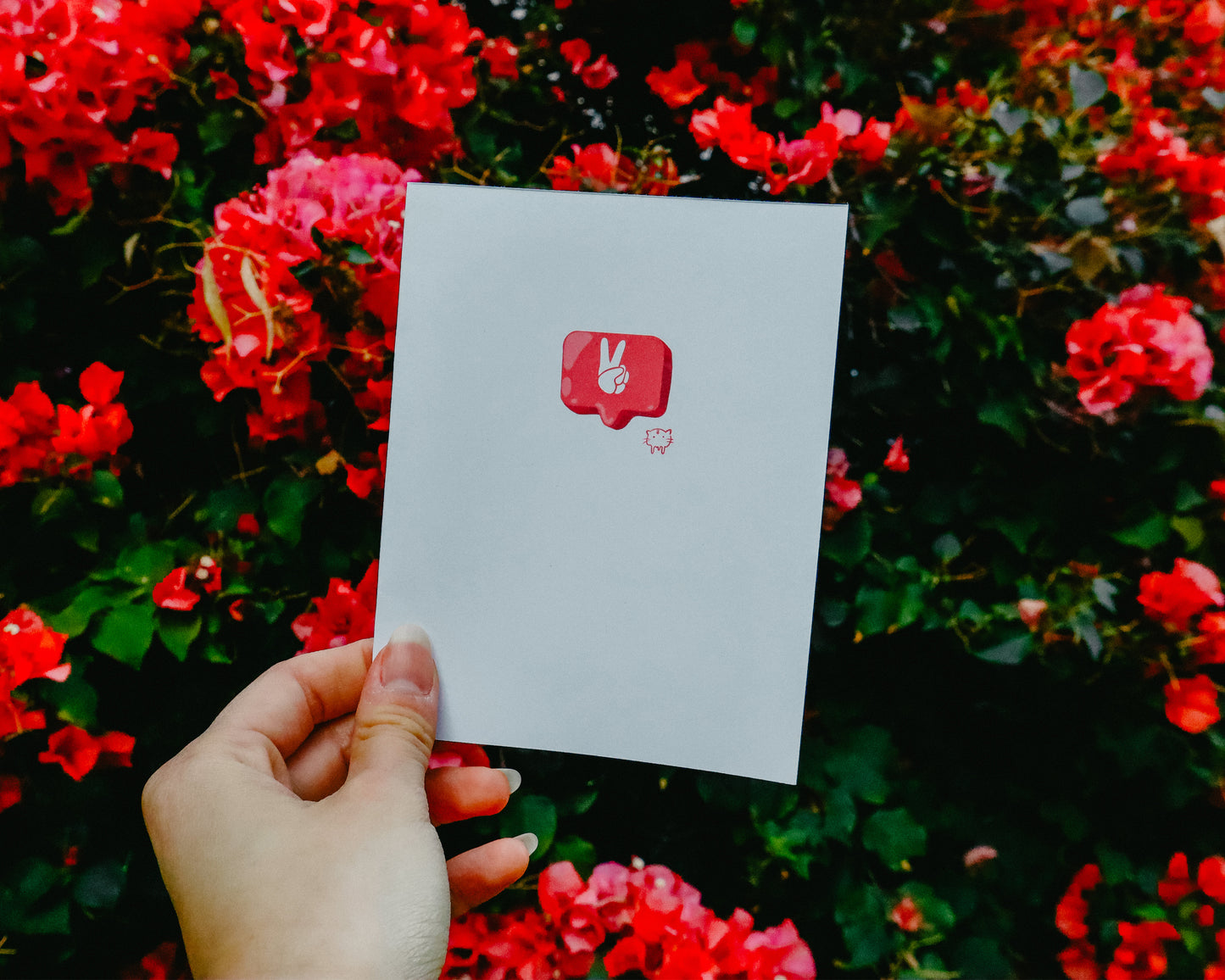 Greeting Card : Reaction Bubble