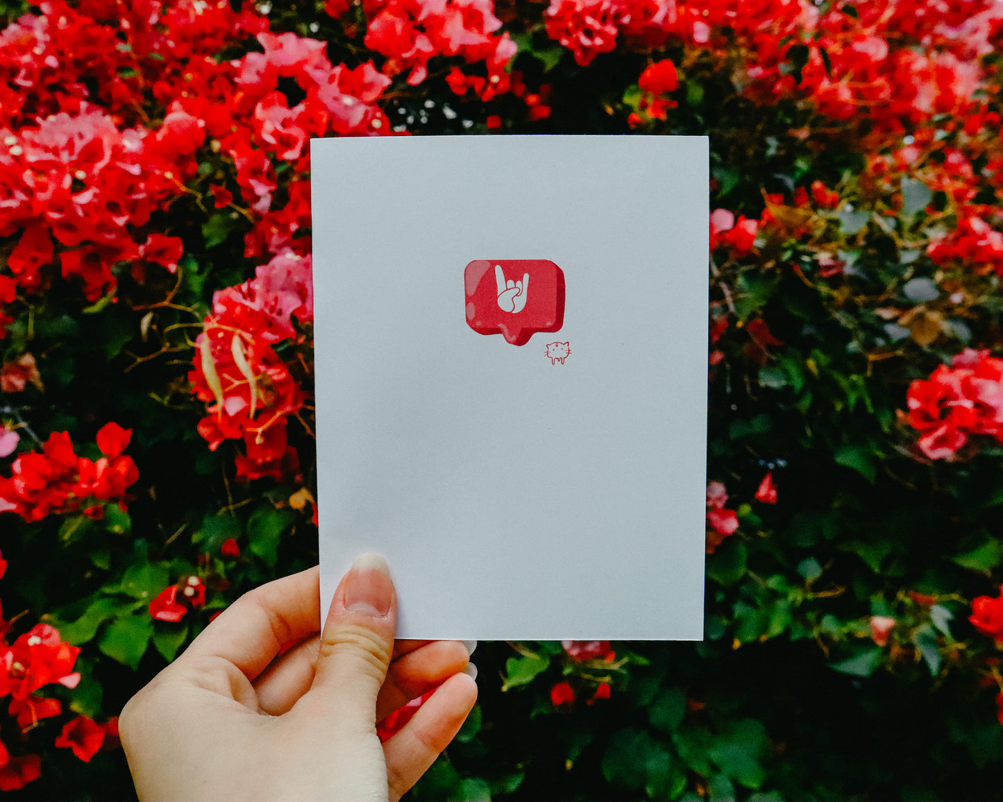 Greeting Card : Reaction Bubble