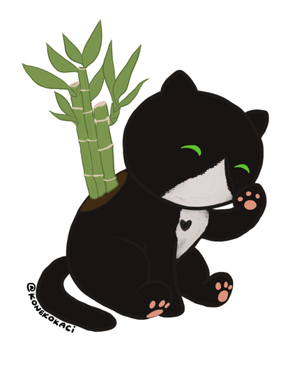 Koneko Bamboo Sticker