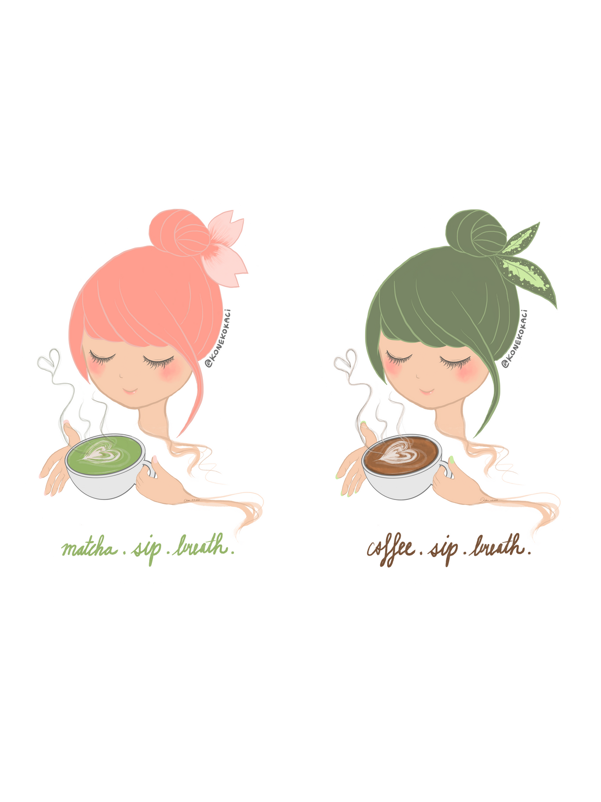 Coffee or Matcha Sticker