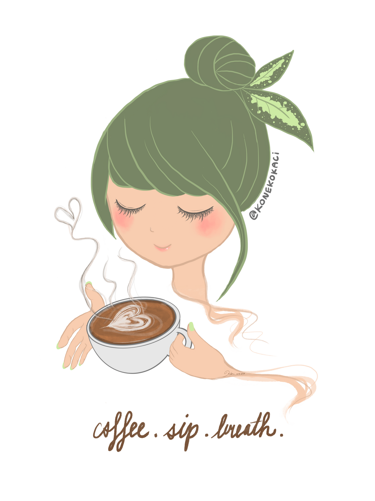 Coffee or Matcha Sticker
