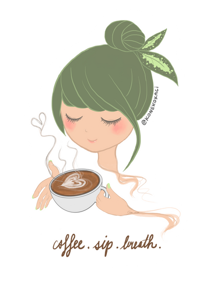 Coffee or Matcha Sticker