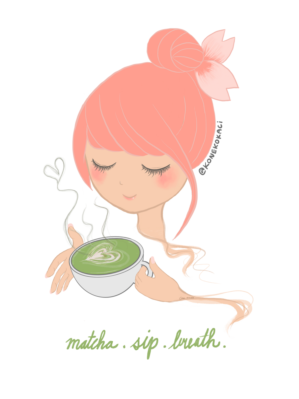 Coffee or Matcha Sticker