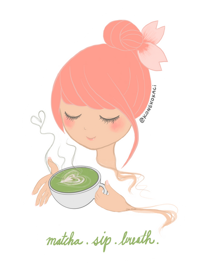 Coffee or Matcha Sticker