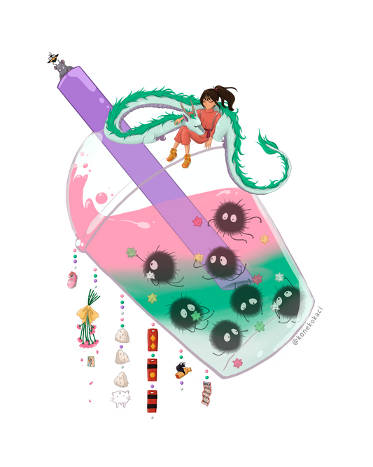 Spirited Away Boba Sticker