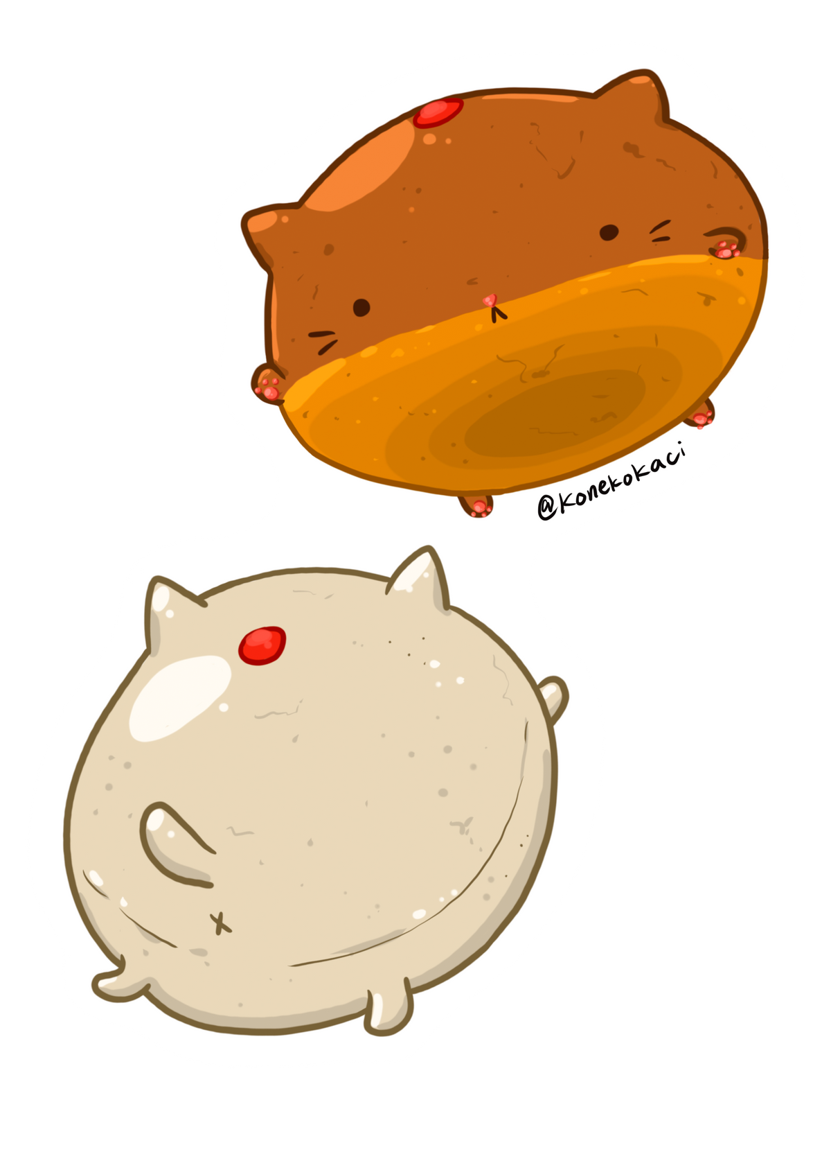 Koneko Manapua Sticker