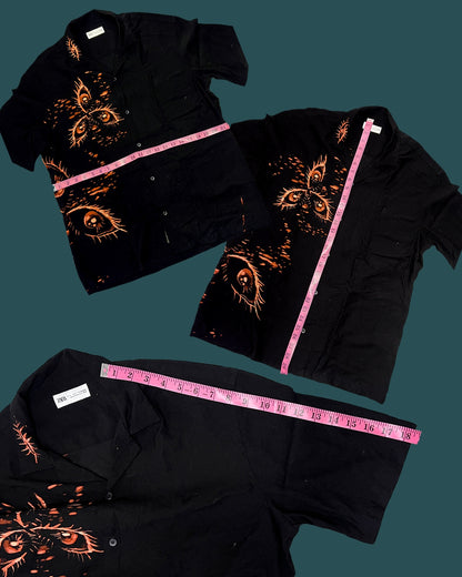 Hand Bleached 👁️EYE Button-down Shirt