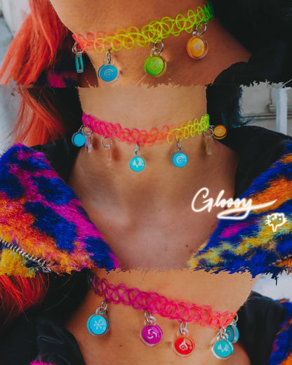Tattoo Chokers : Genshin Impact Elemental