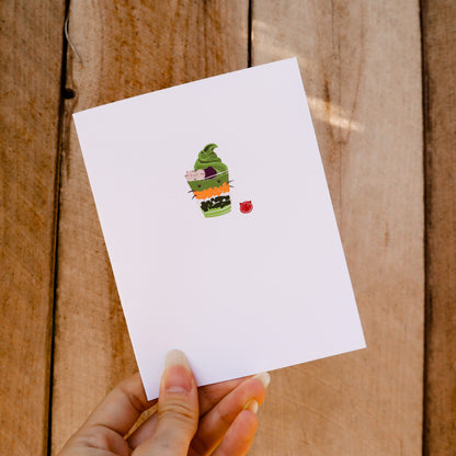 Greeting Cards : Koneko Matcha Desserts