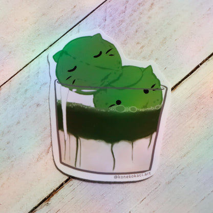 Koneko Matcha Affogato Sticker