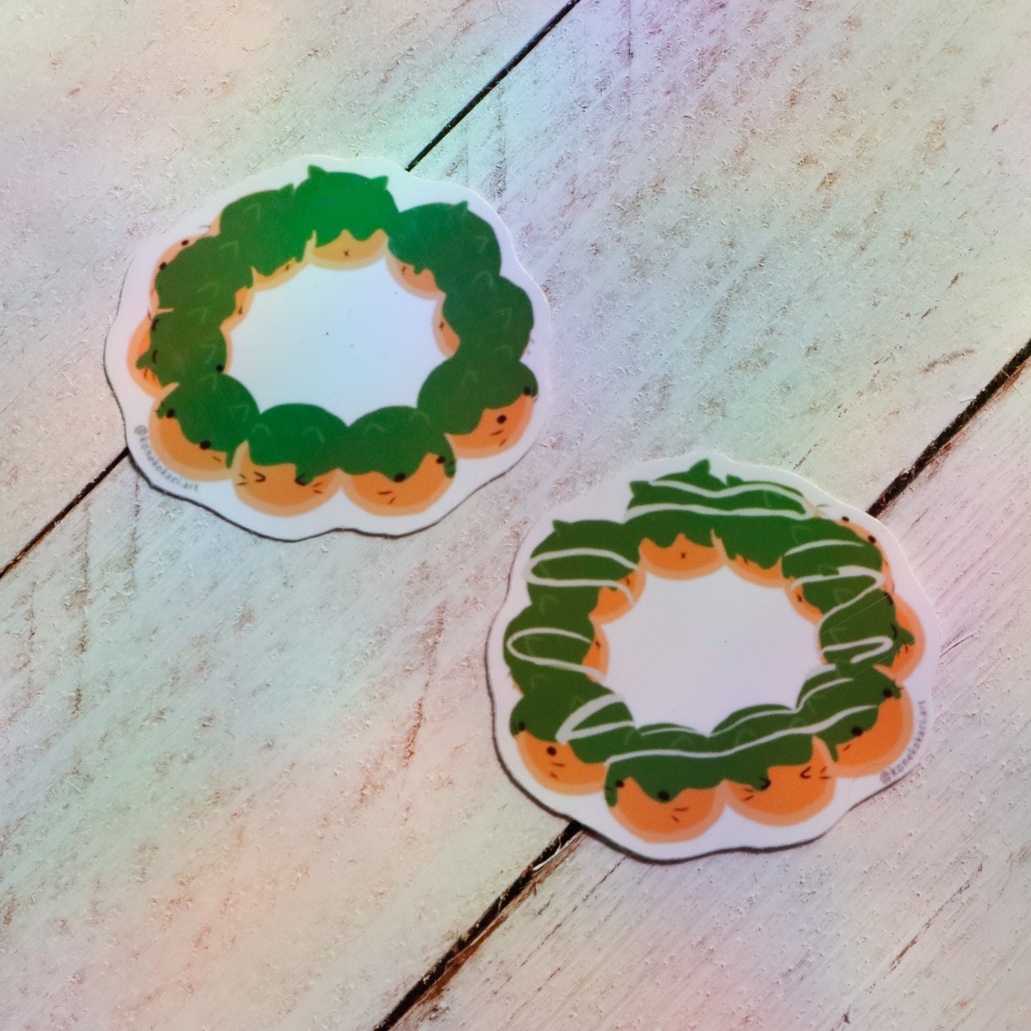Koneko Matcha Mochi Donuts Sticker