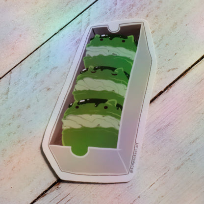 Koneko Matcha Macaroons Sticker