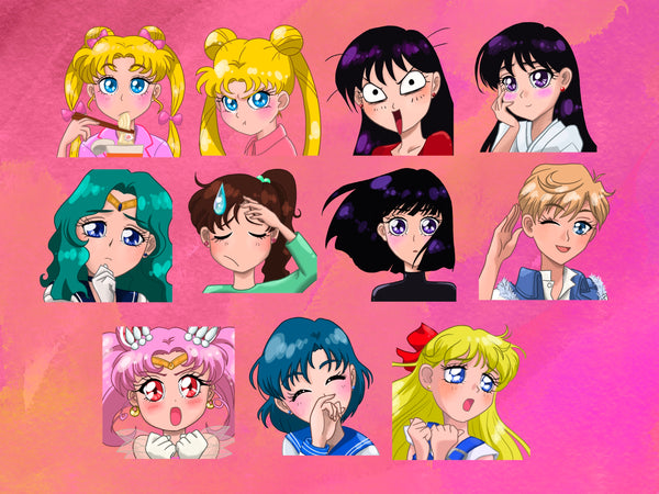 Twitch & Discord Emotes : Sailor Moon