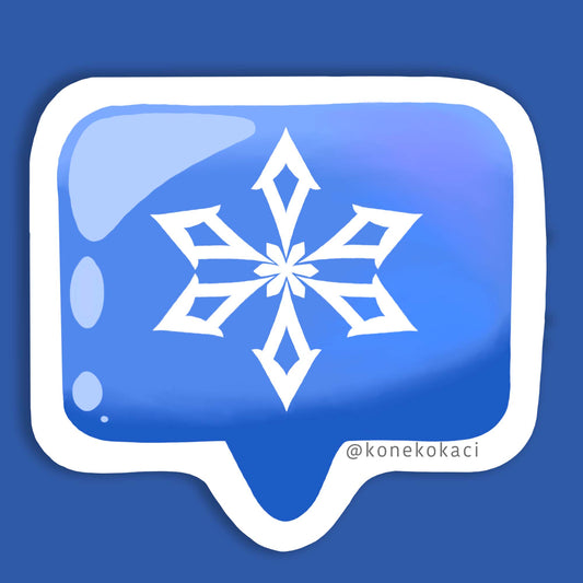 Genshin Impact Cryo Bubb Sticker