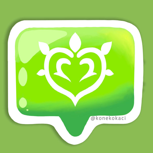 Genshin Impact Dendro Bubb Sticker