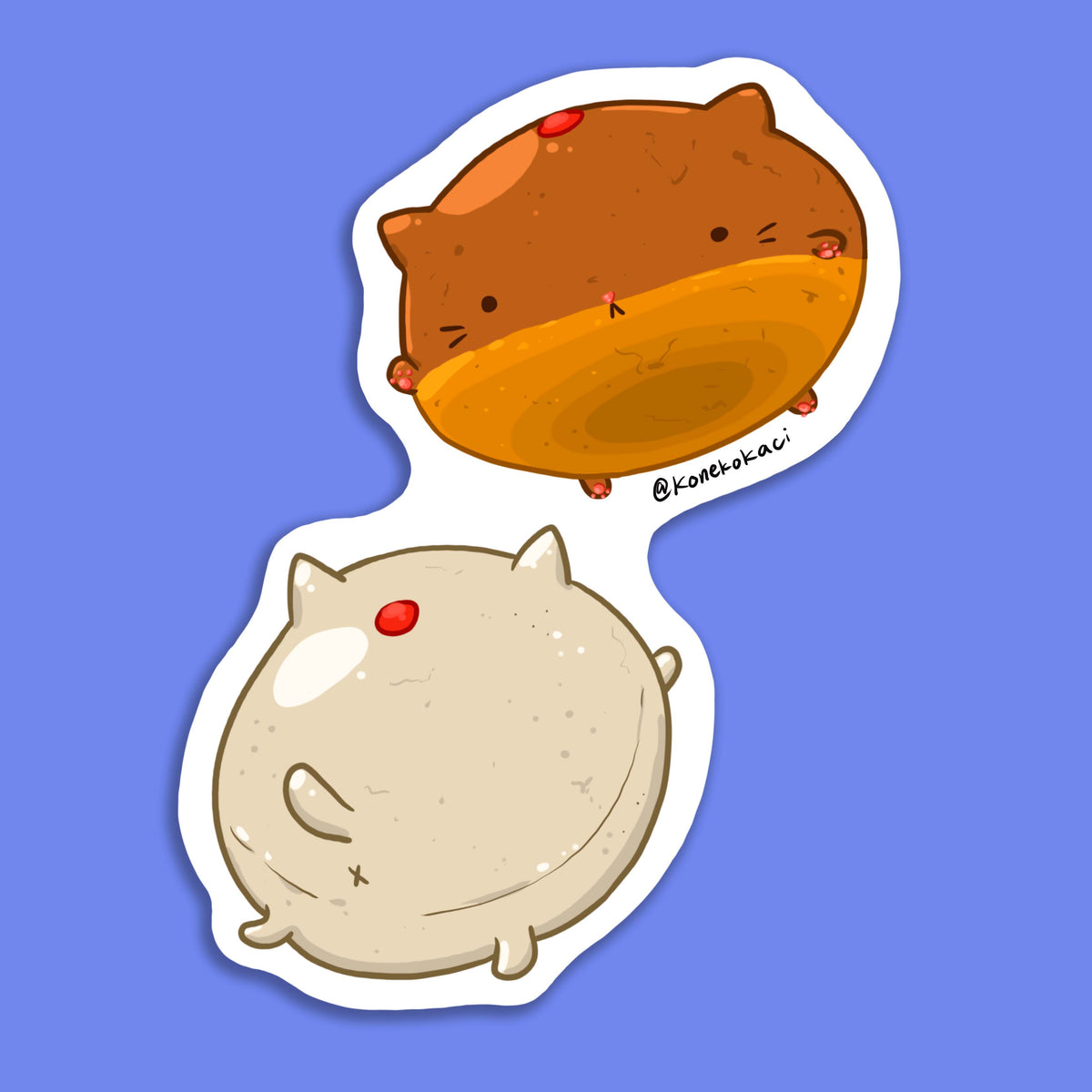 Koneko Manapua Sticker – konekokaciart
