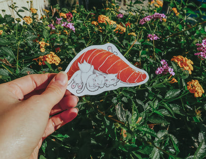 Neko Sushi Sticker