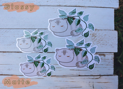 Koneko Pothos Sticker
