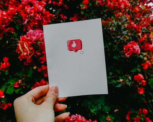 Greeting Card : Reaction Bubble